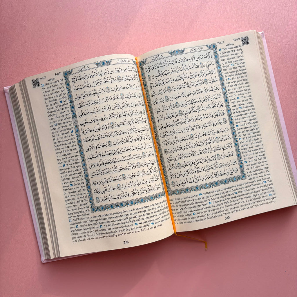 Arabic-English w/ QR Code